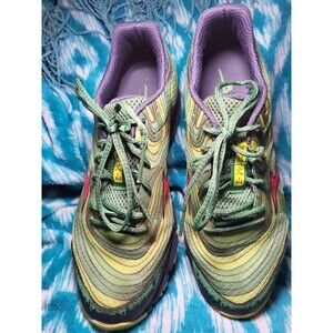 Mizuno Wave Kazan Trail Running Sneakers Size 11 Green/Yellow